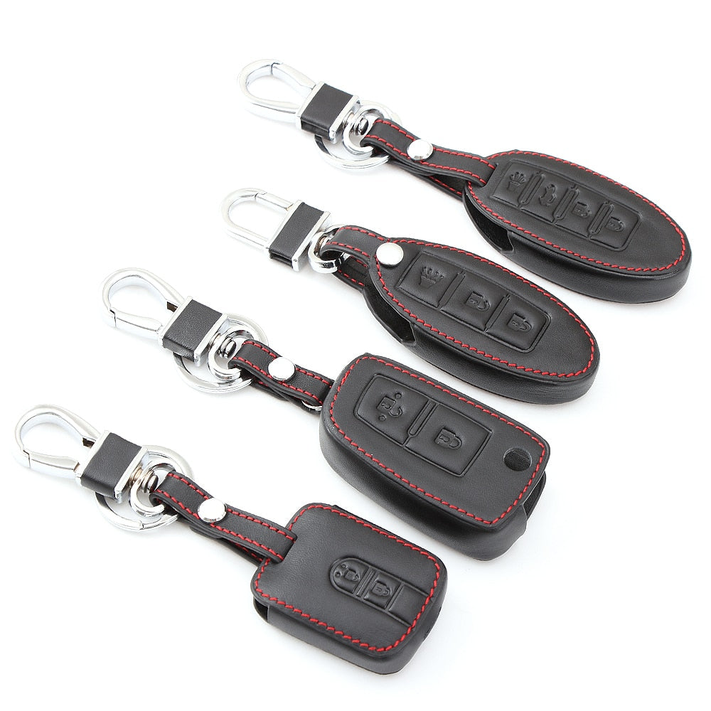Leather Car Key Cover Nissan